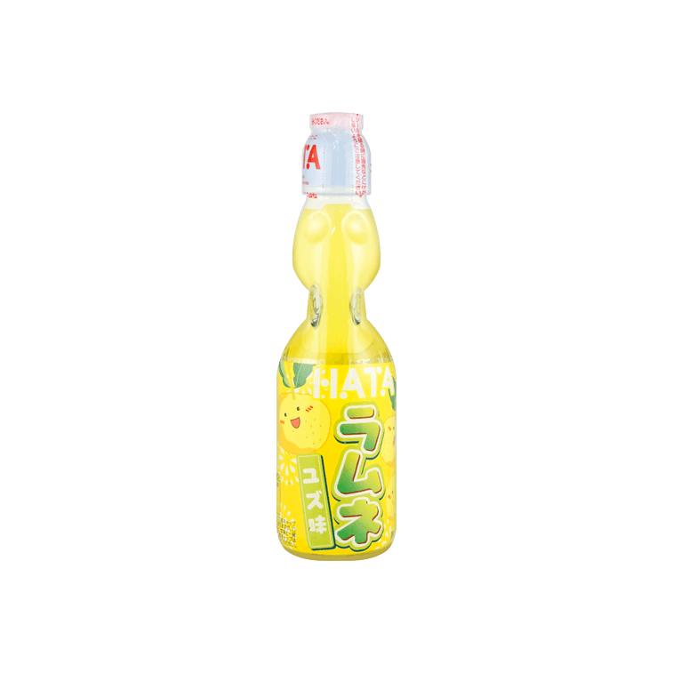 HATAKOSEN Ramune Soda - Yuzu Flavor, 6.76fl oz