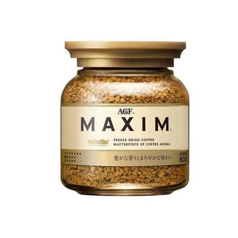 AGF Maxim Gold Bottle Black Coffee Instant Coffee Freeze Dried Coffee Powder 80g