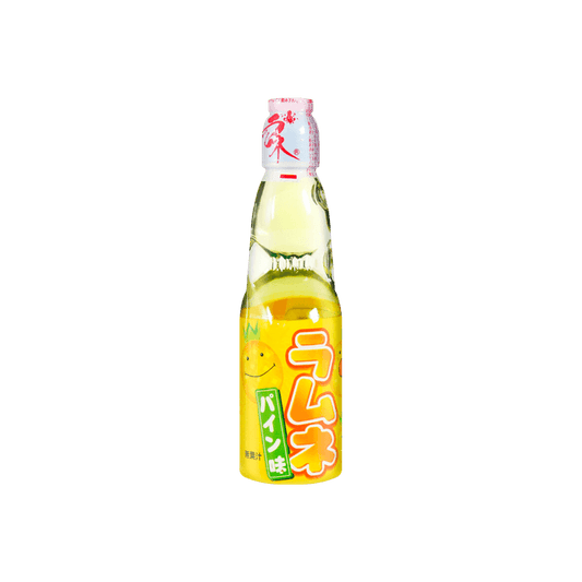 HATAKOSEN Ramune Soda - Pineapple Flavor, 6.76fl oz