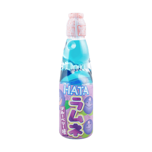 HATAKOSEN Ramune Soda - Blueberry Flavor, 6.76fl oz