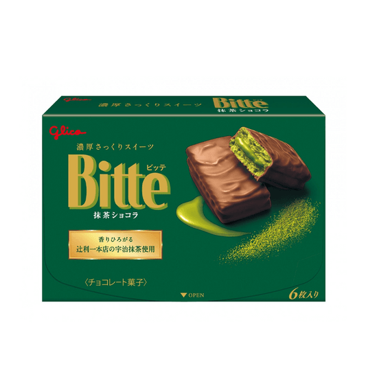 GLICO Bitte Matcha Chocolate Pie 6 Pieces