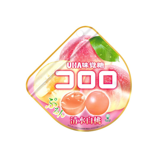 UHA Fruit Candy Shimizu White Peach 40g