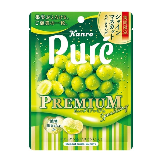 KANRO Pure Gummy P Shine Muscat 56g
