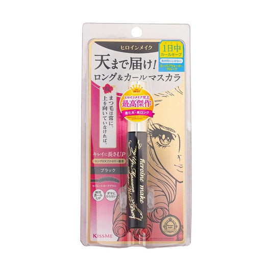 KISS ME Heroine Make Long Up Mascara Super Water Proof #01 Black