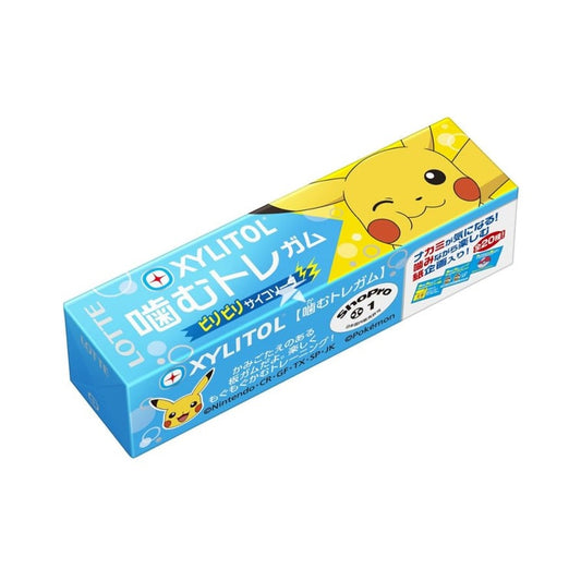 LOTTE JAPAN Pokemon Xylitol Chewing Gum Soda Flavor 9 Pieces