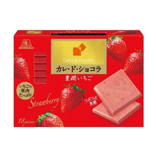 MORINAGA Strawberry Chocolate 18 pieces