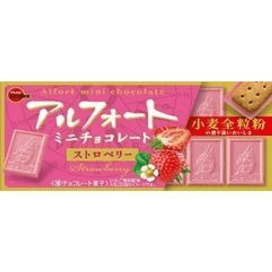 BOURBON Alfort Mini Chocolate Strawberry 12pcs